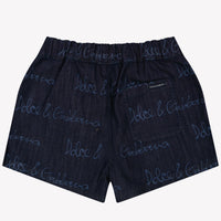Dolce & Gabbana Bambino Ragazzi Shorts in Blu Scuro
