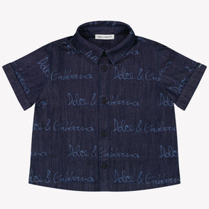 Dolce & Gabbana Bébé Garçons Chemisier Bleu Foncé