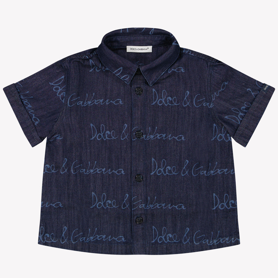 Dolce & Gabbana Bébé Garçons Chemisier Bleu Foncé
