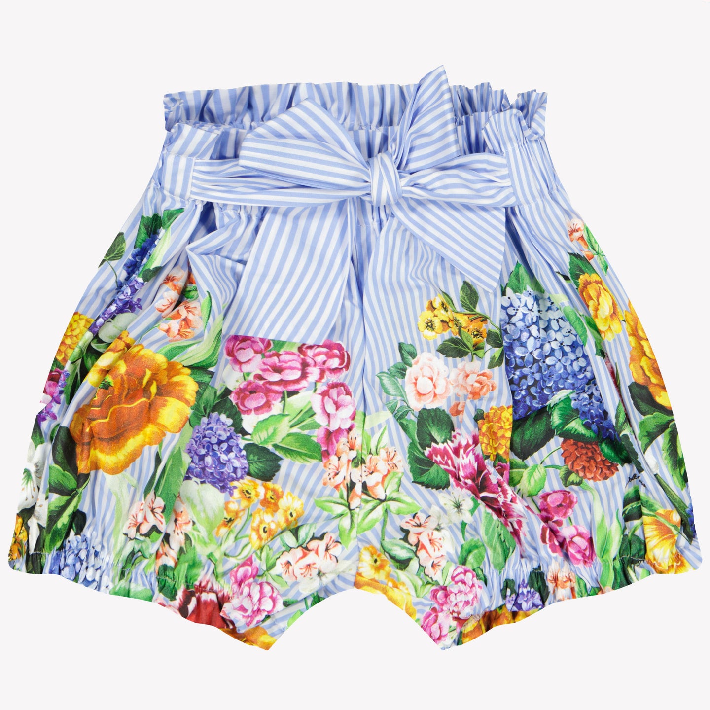 Dolce & Gabbana Baby Meisjes Shorts In Licht Blauw