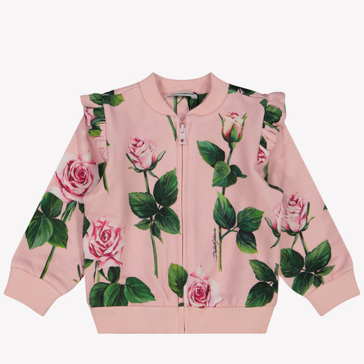 Dolce & Gabbana Bambino Ragazze Maglia Rosa Chiaro