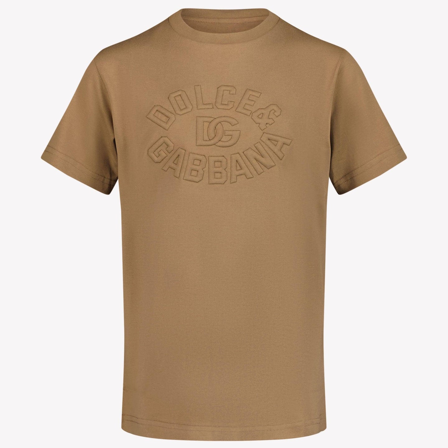 Dolce & Gabbana Enfant Garçons T-shirt en lumière Marron