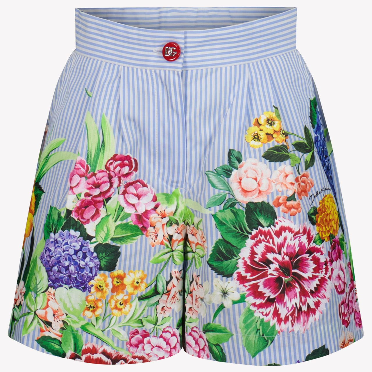 Dolce & Gabbana Enfant Filles Short dans Bleu Clair