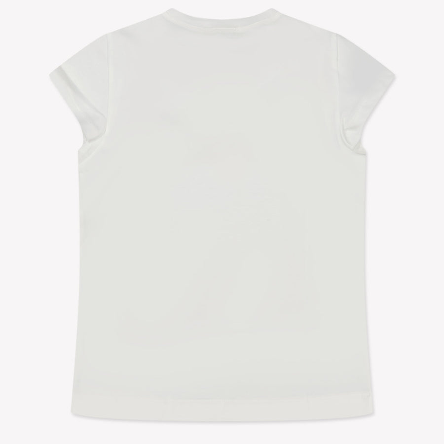 MonnaLisa Niño Chicas Camiseta en Blanco