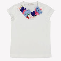 MonnaLisa Niño Chicas Camiseta en Blanco