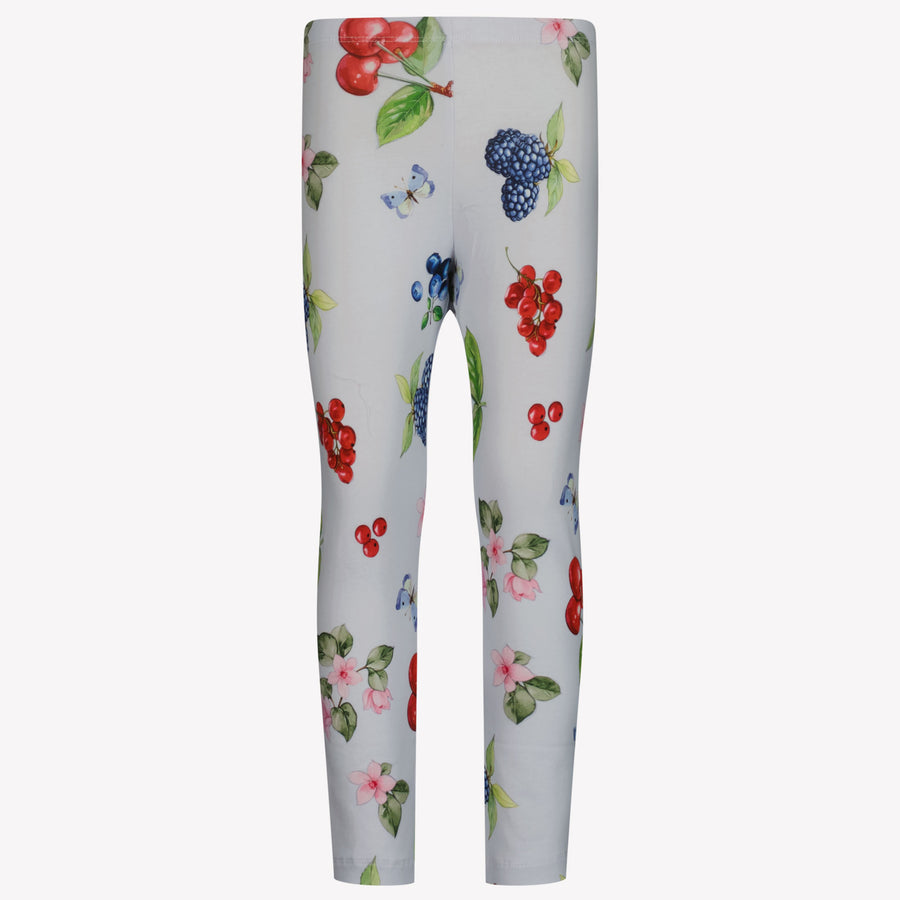 MonnaLisa Enfant Filles Leggings Bleu Clair