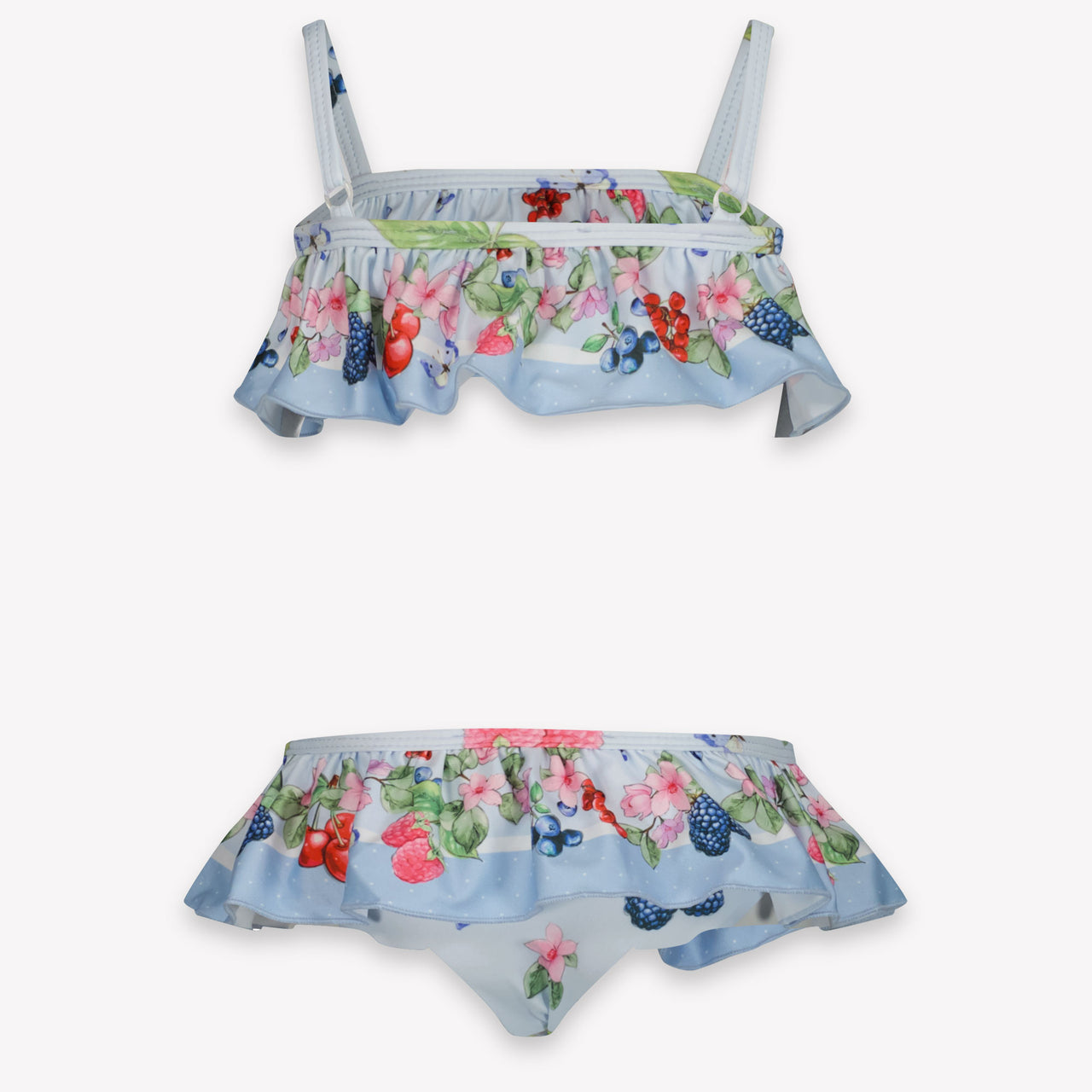 MonnaLisa Enfant Filles Maillot de bain Bleu Clair