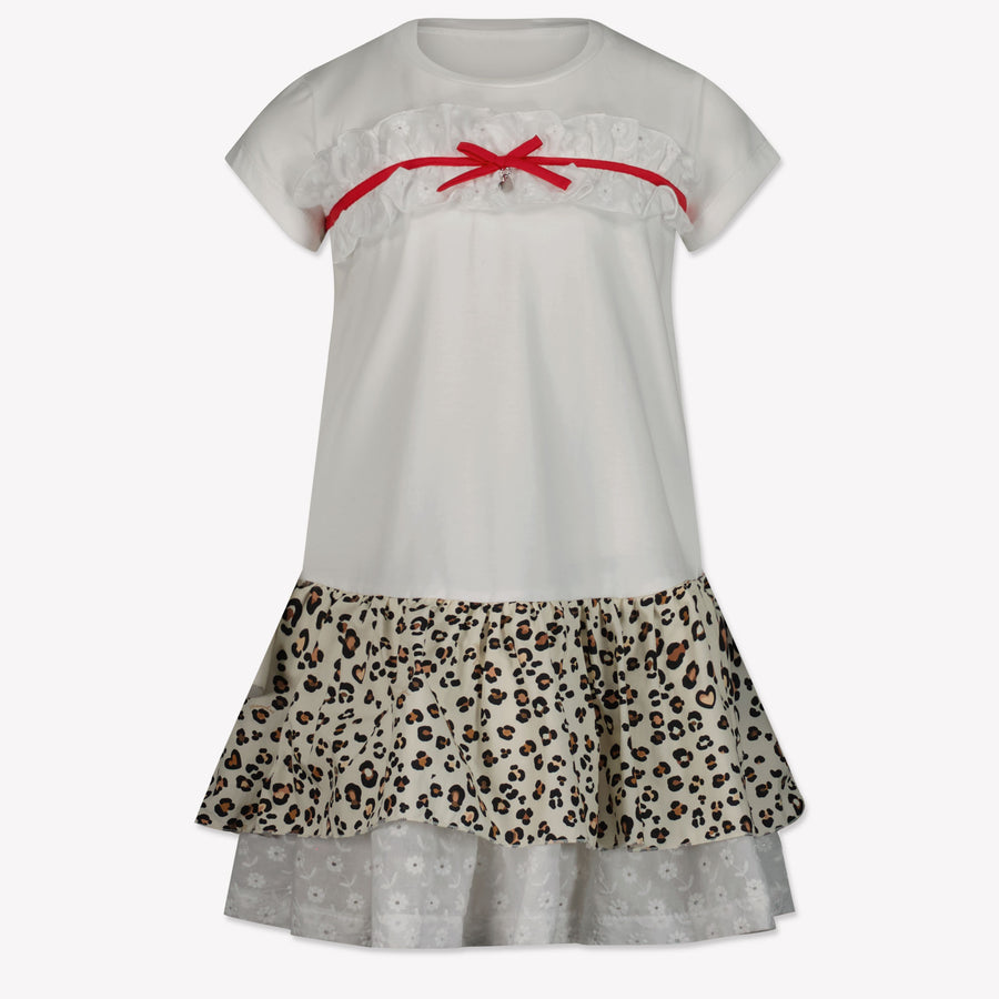 MonnaLisa Niño Chicas Vestido Blanco