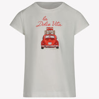 MonnaLisa Enfant Filles T-shirt Blanc