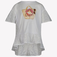 MonnaLisa Niño Chicas Camiseta en Blanco