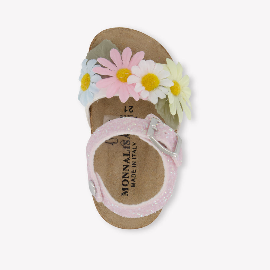 MonnaLisa Filles Sandales Rose Léger