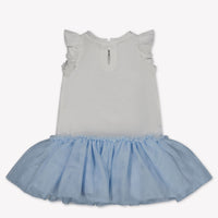 MonnaLisa Bébé Filles Robe Blanc