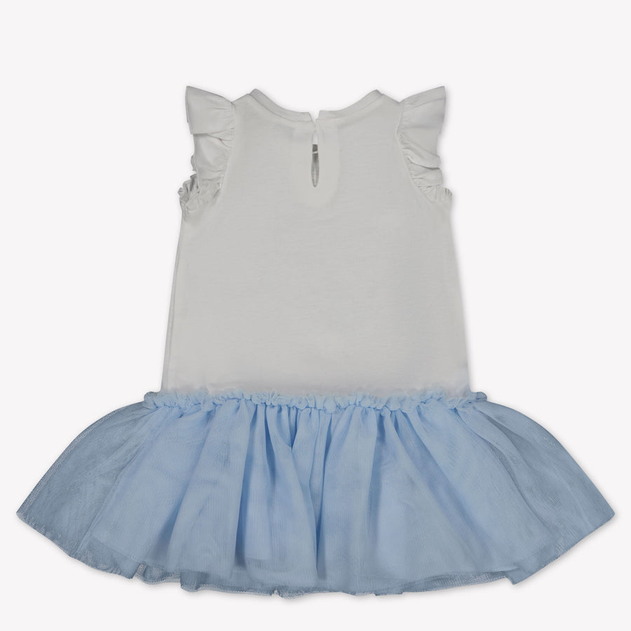 MonnaLisa Bébé Filles Robe Blanc