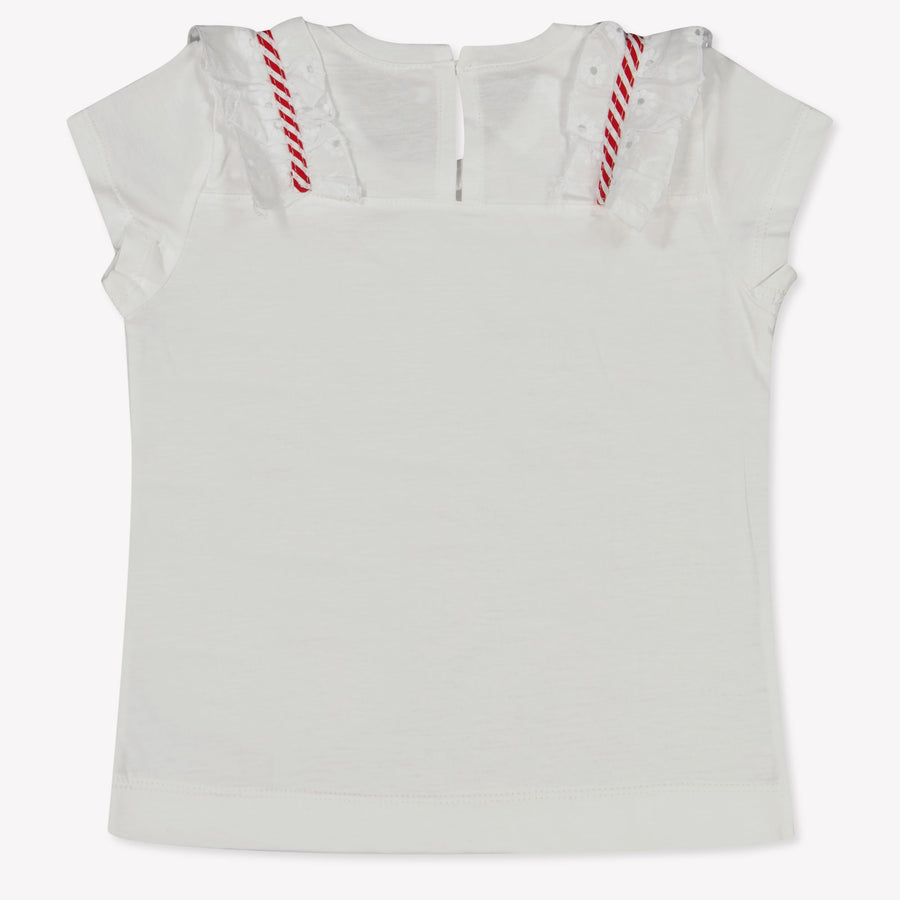 Monnalisa Baby Girls T-Shirt  White