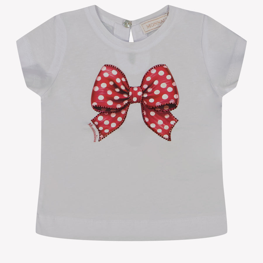 MonnaLisa Bébé Filles T-shirt Blanc