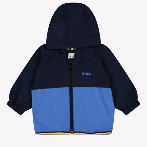 Boss Bebé Chicas Chaqueta de verano en Navy