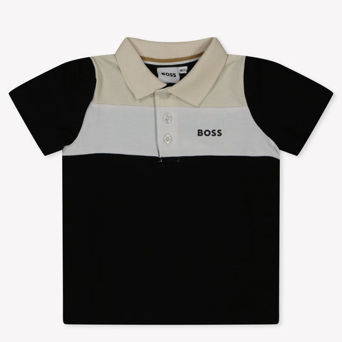 Boss Bébé Garçons Polo Noir
