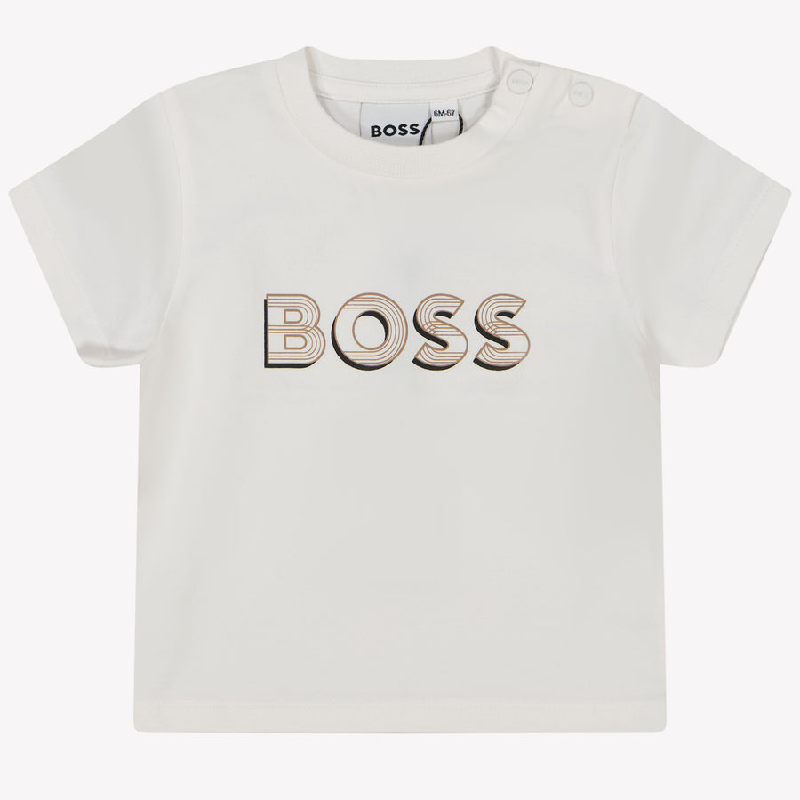 Boss Bébé Garçons T-shirt Blanc