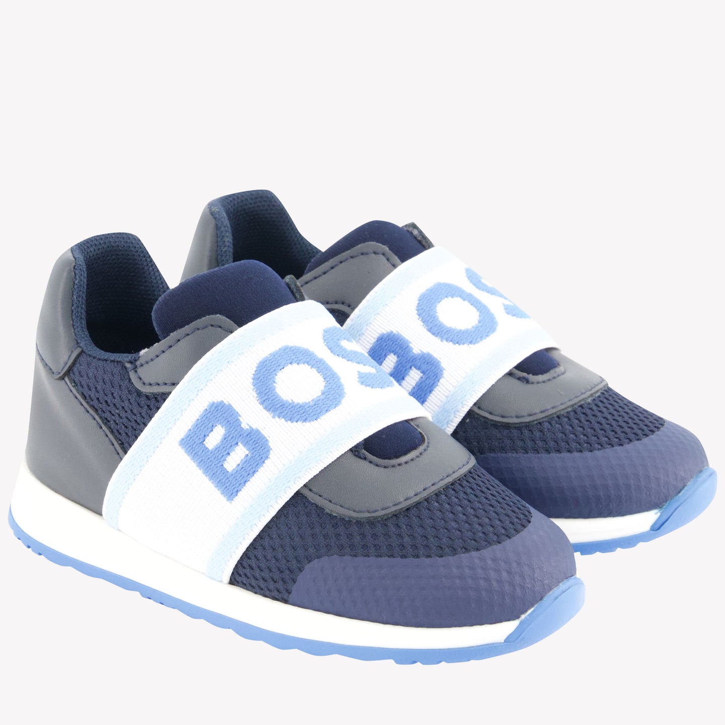 Boss Garçons Baskets Navy