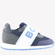 Boss Boys Sneakers in Navy