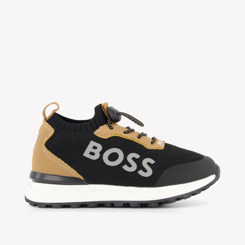 Boss Garçons Baskets Noir