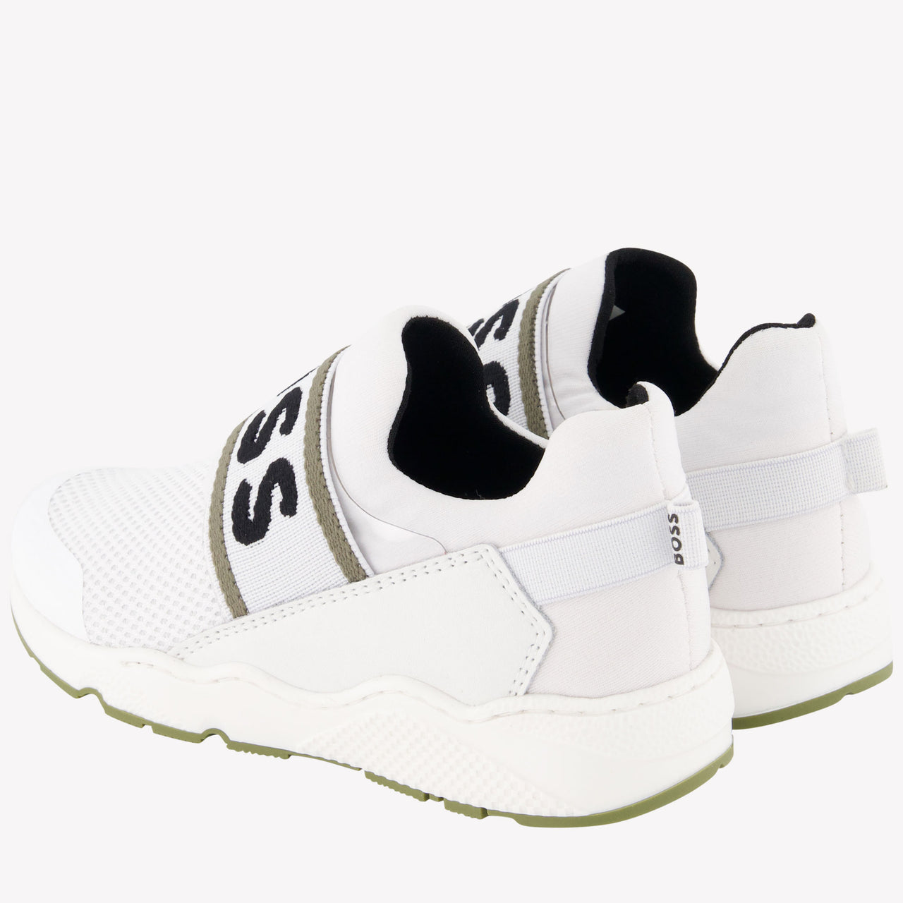 Boss Garçons Baskets Blanc