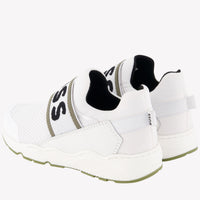 Boss Garçons Baskets Blanc