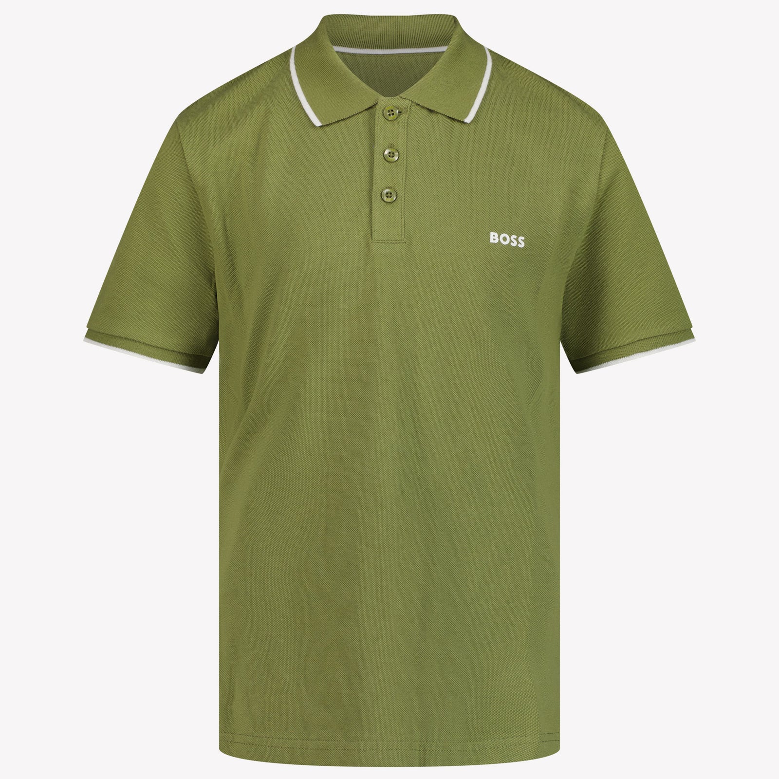 Boss Enfant Garçons Polo en olive Vert