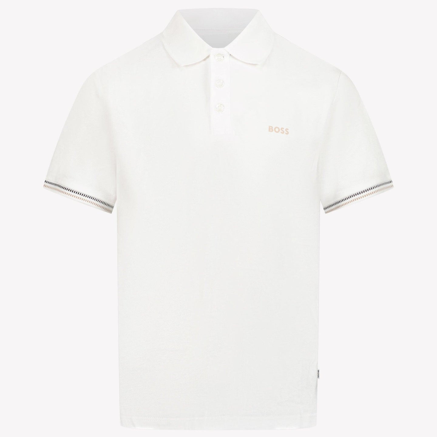 Boss Enfant Garçons Polo Blanc