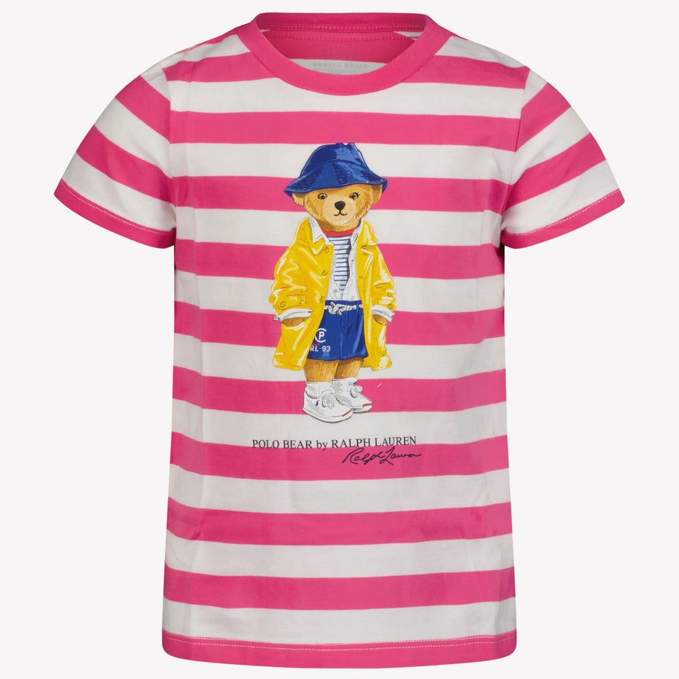 Ralph Lauren Kind Mädchen T-Shirt in Fuchsia