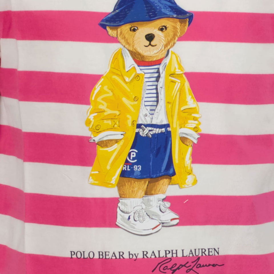 Ralph Lauren Kind Mädchen T-Shirt in Fuchsia