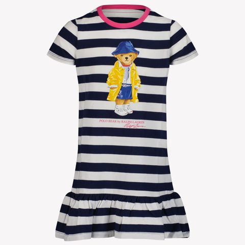 Ralph Lauren Ragazzo Ragazze Vestito Navy