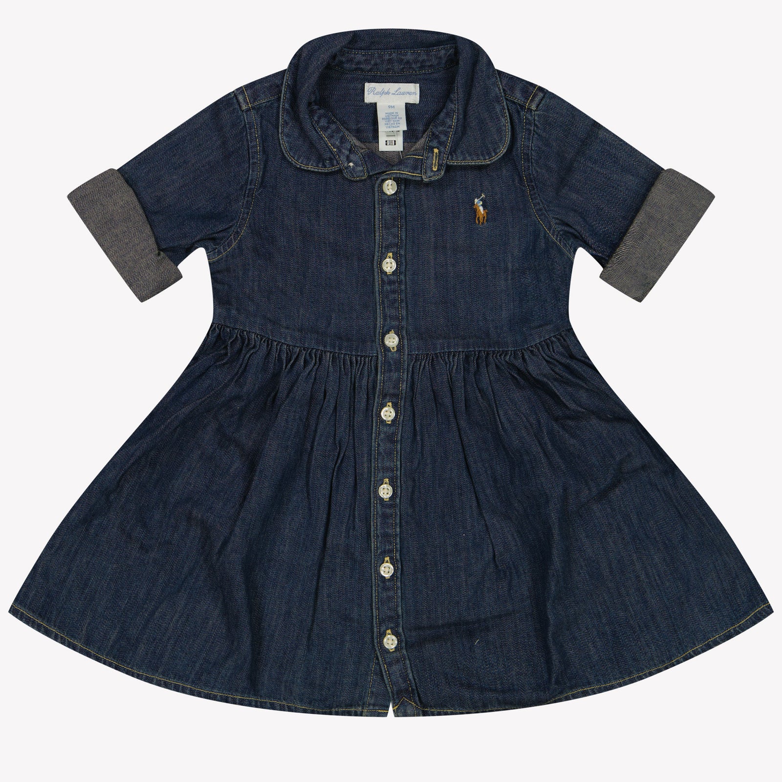 Ralph Lauren Baby Girls Dress In Jeans