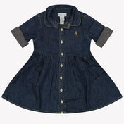 Ralph Lauren Baby Mädchen Kleid Blau