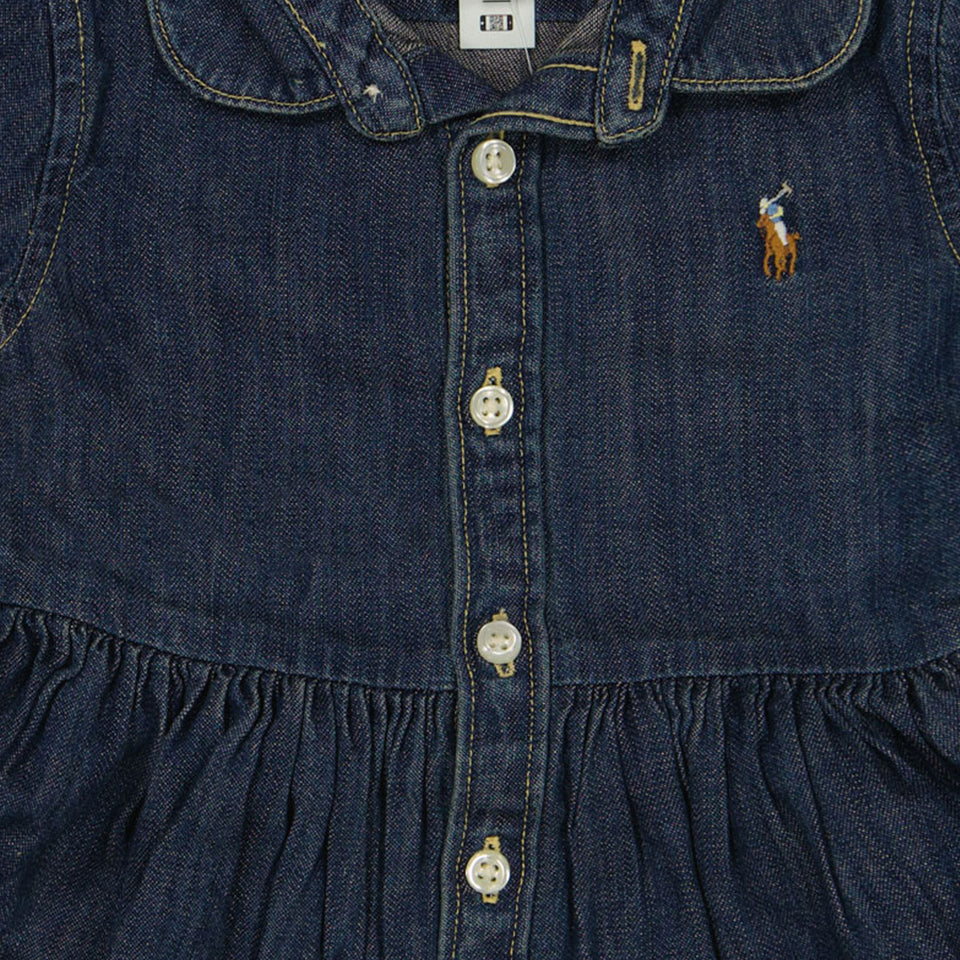 Ralph Lauren Baby Mädchen Kleid Blau