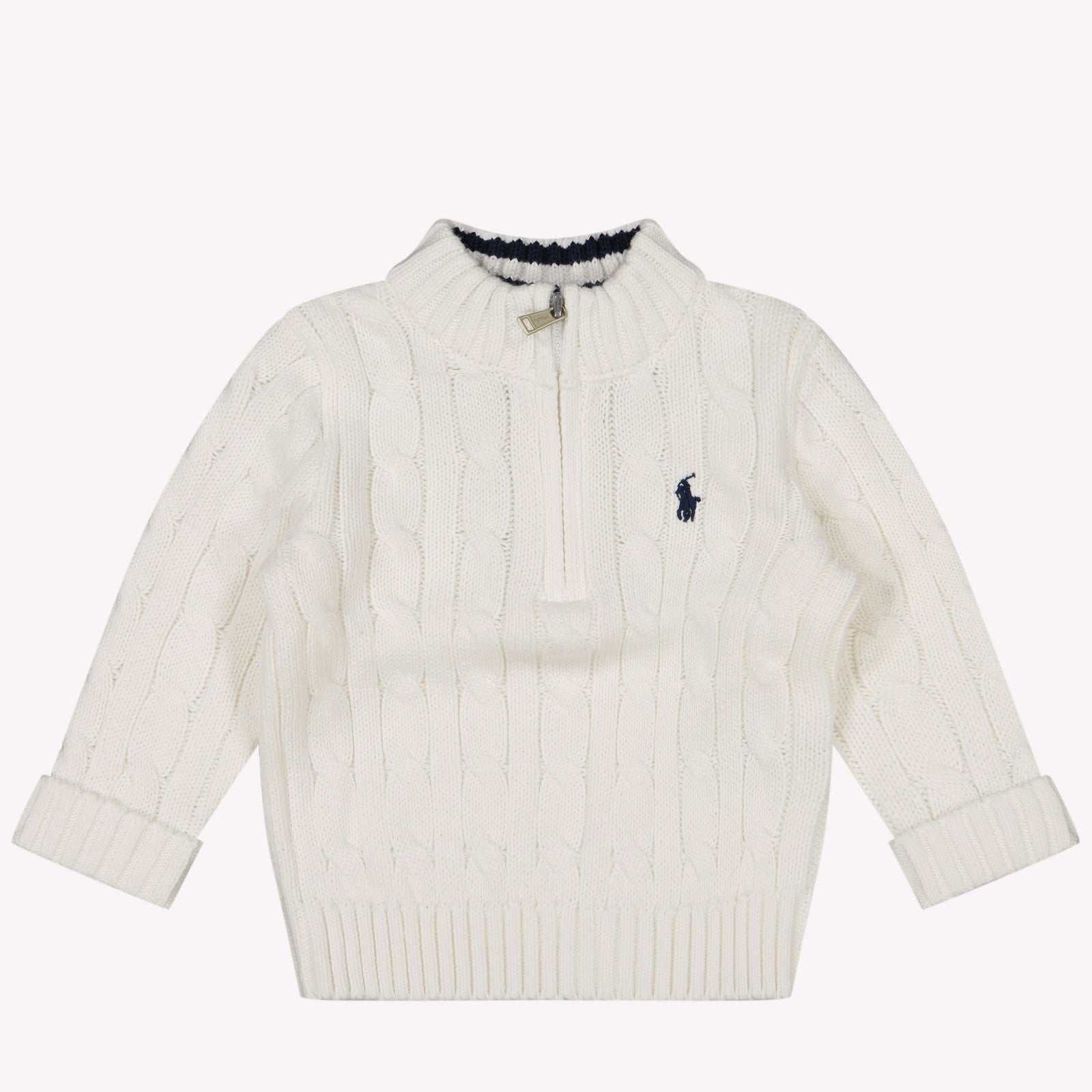 Ralph Lauren Bebé Chicos Suéter en Blanco