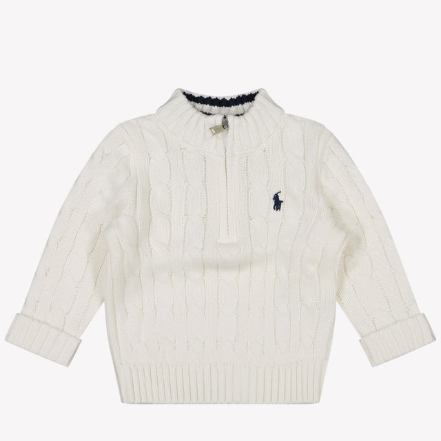 Ralph Lauren Jungenpullover in Weiß