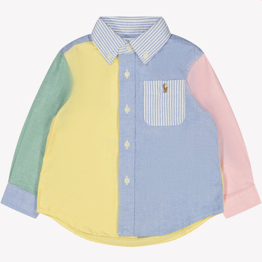 Ralph Lauren Bambino Ragazzi Camicetta dentro Azzurro