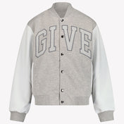 Givenchy Enfant Garçons Gilet Gris Clair