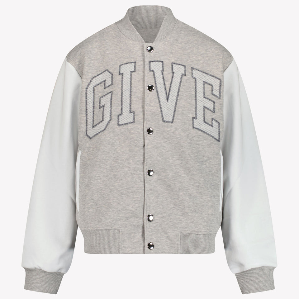 Givenchy Enfant Garçons Gilet Gris Clair