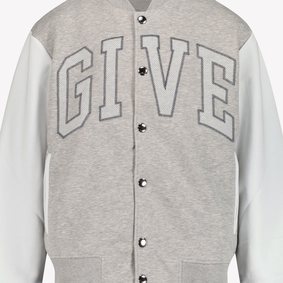 Givenchy Enfant Garçons Gilet Gris Clair