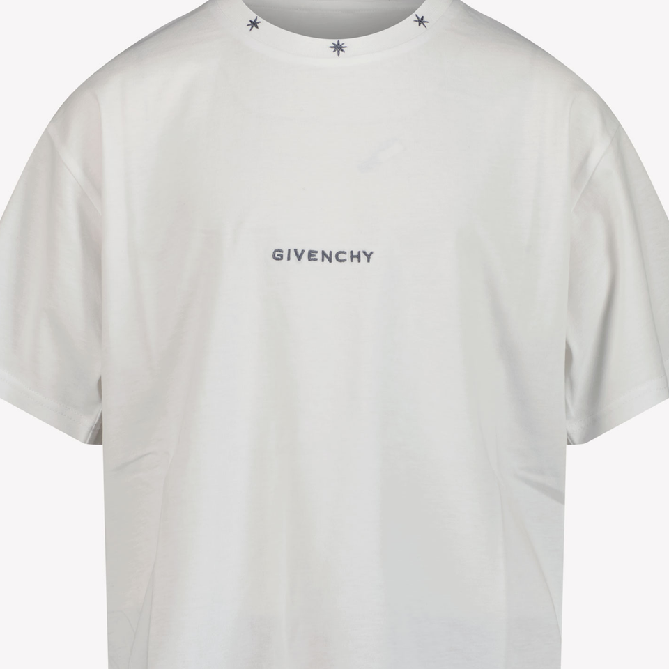 Givenchy Enfant Garçons T-shirt Blanc