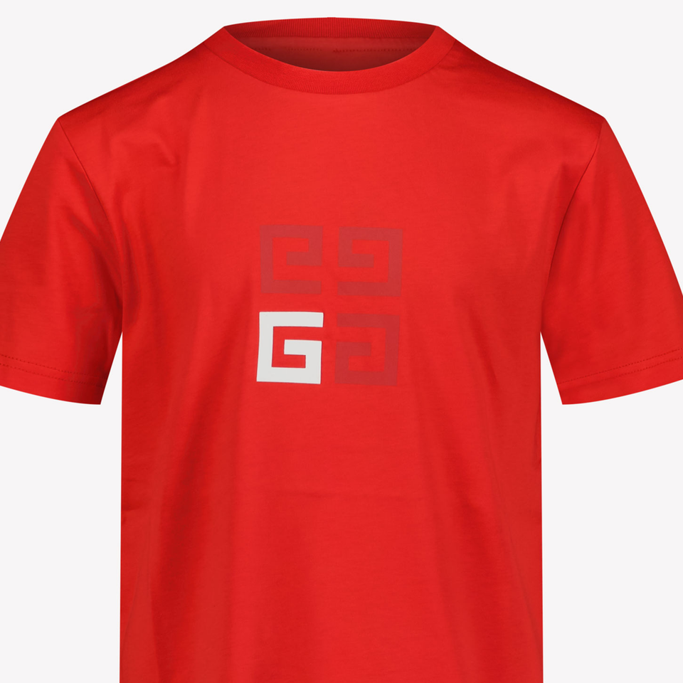 Givenchy Enfant Garçons T-shirt Rouge