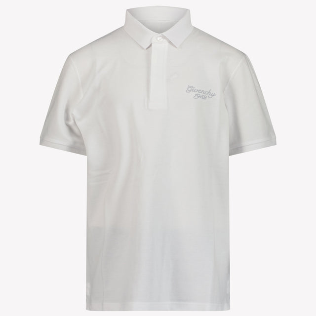 Givenchy Enfant Garçons Polo Blanc