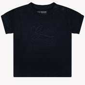 Guess Bebé Chicos Camiseta en Navy