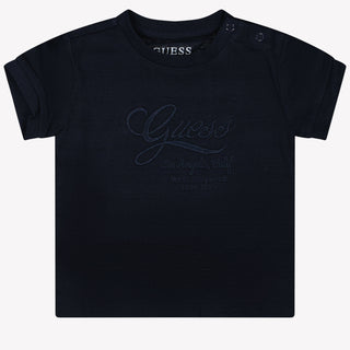 Guess Baby Jungen T-Shirt in Marineblau