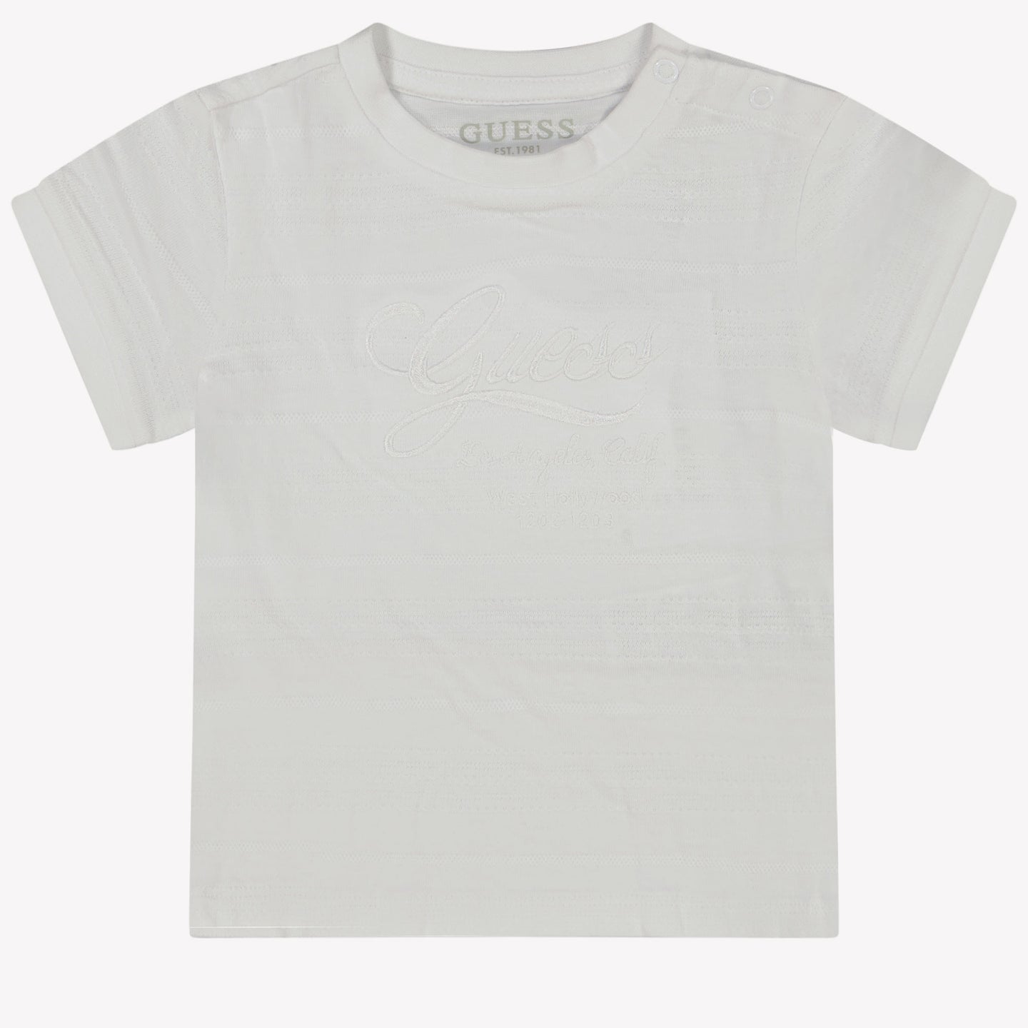 Guess Bébé Garçons T-shirt Blanc