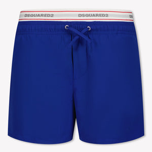 Dsquared2 Enfant Garçons Maillot de bain Bleu Cobalt