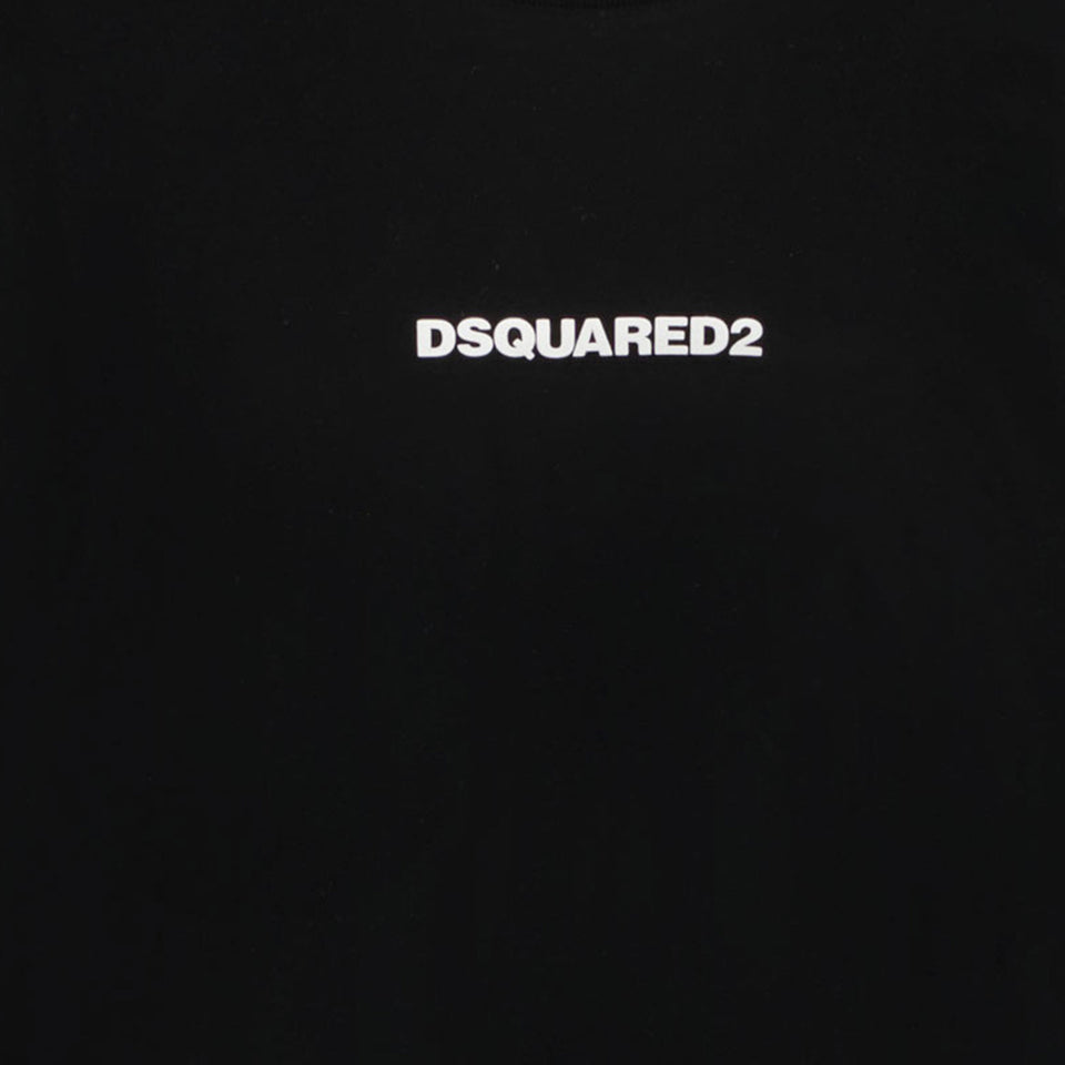 Dsquared2 Kinderjungen im T-Shirt Schwarz