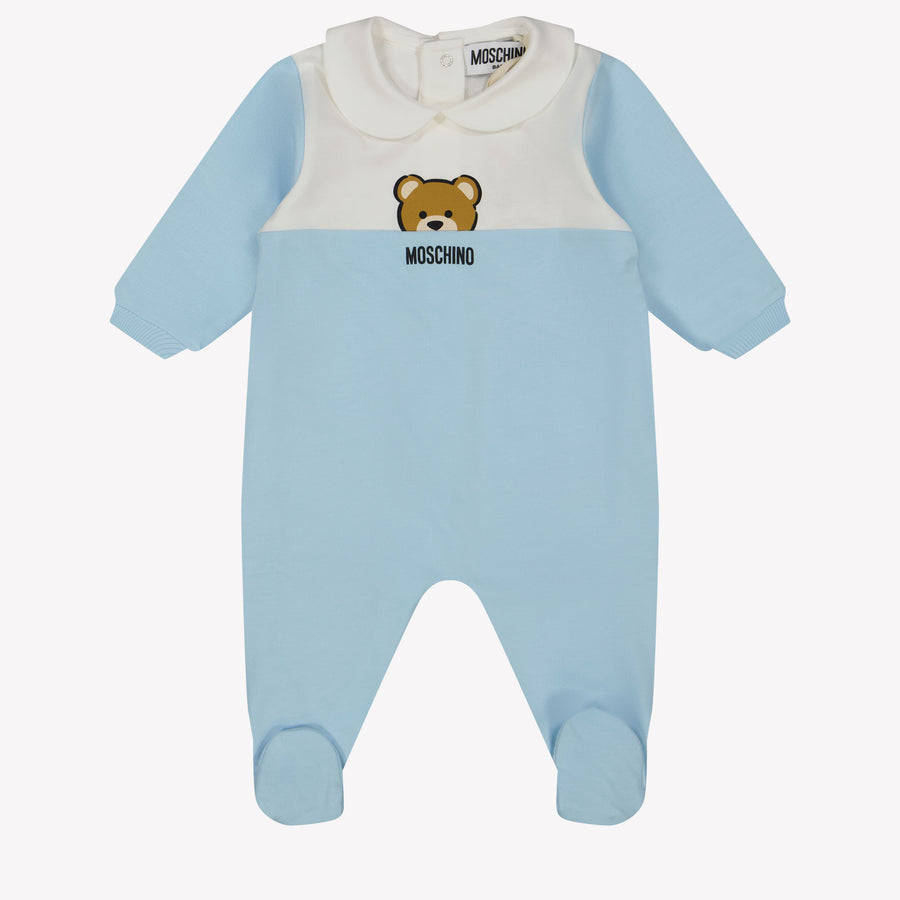 Moschino Bébé Unisexe Boîte en boîte Bleu Clair